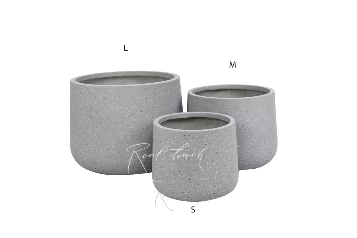 Planter Real Touch lid (L) - Gray