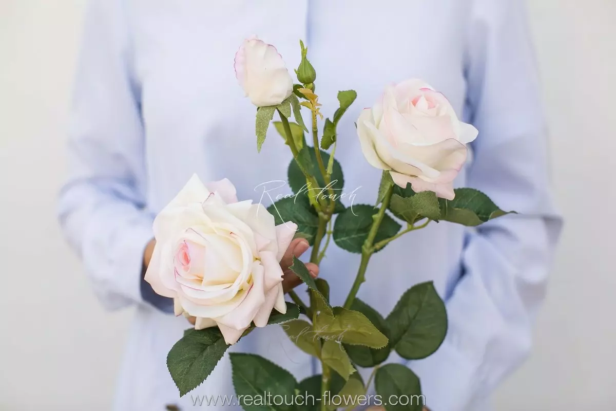 Real Touch Grand Rose 3+1 - cream pink