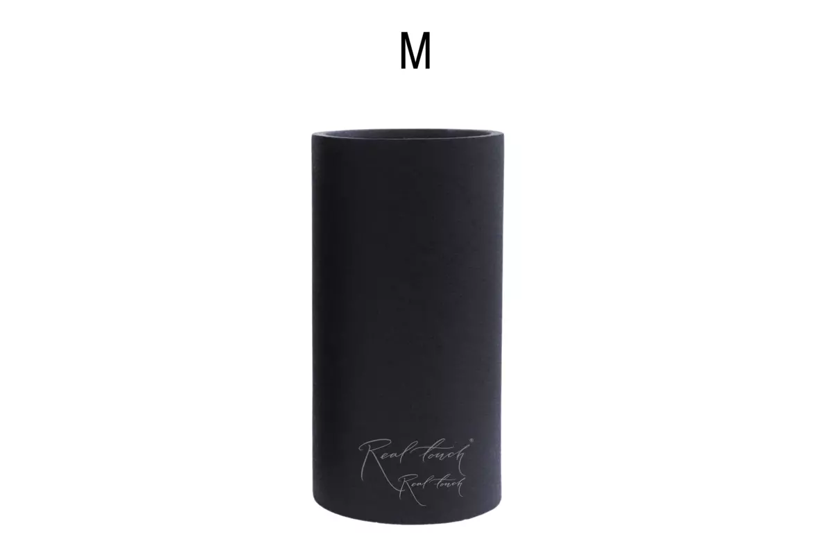Flowerpot cylinder 25*25*50 - Black