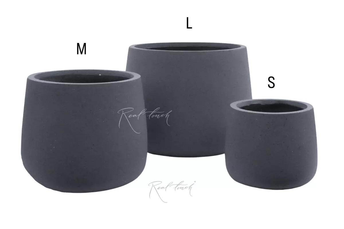 Flowerpot - mortar 34*34*32,5 - Gray