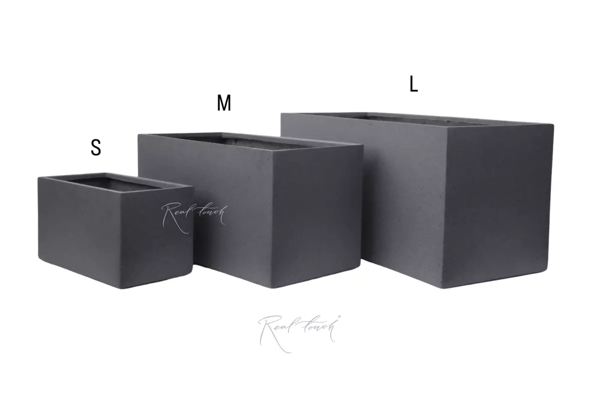 Rectangular flowerpot 40*20*22 - Gray