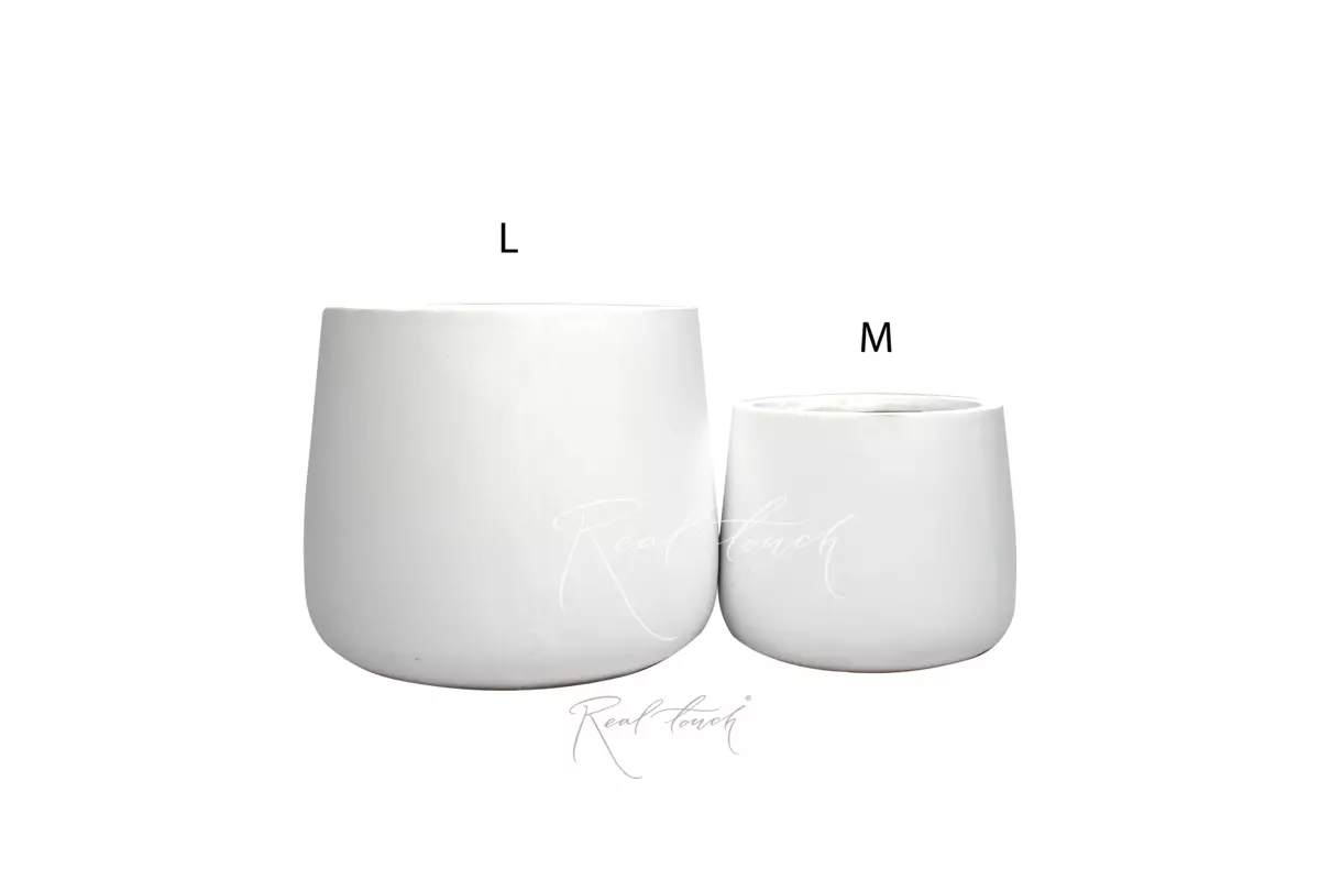 Planter Real Touch Lid 2 (M) - white