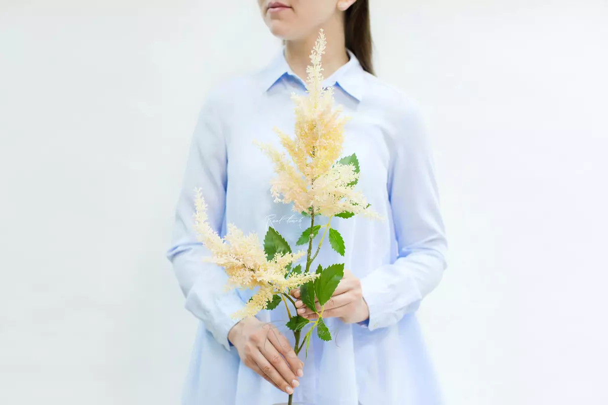 Artificial Astilbe branch - Champagner Artificial Astilbe branch - Champagner