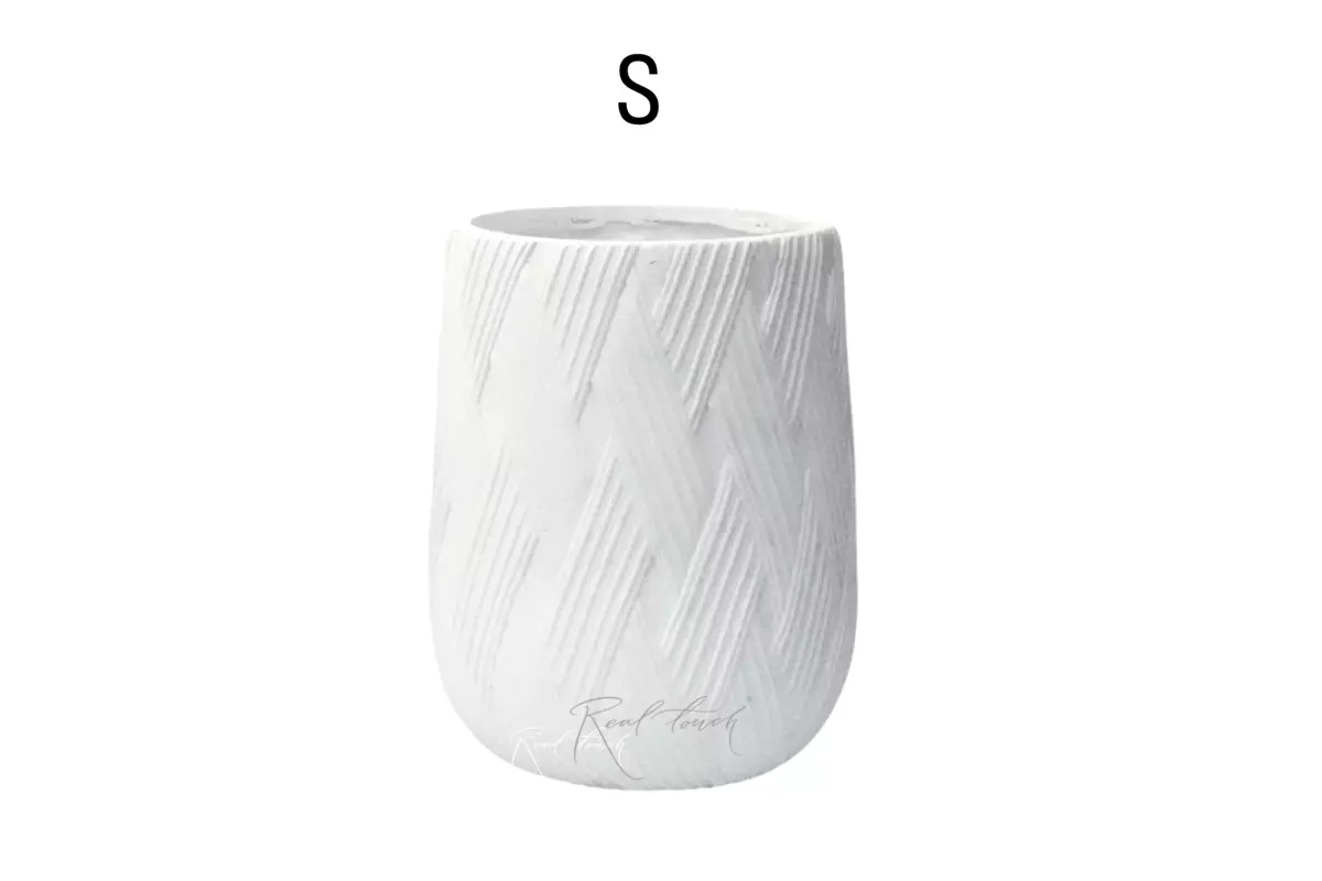 Planter Real Touch classic (S) - white