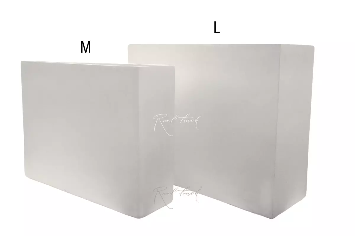 Rectangular flowerpot 92*33*73 - white