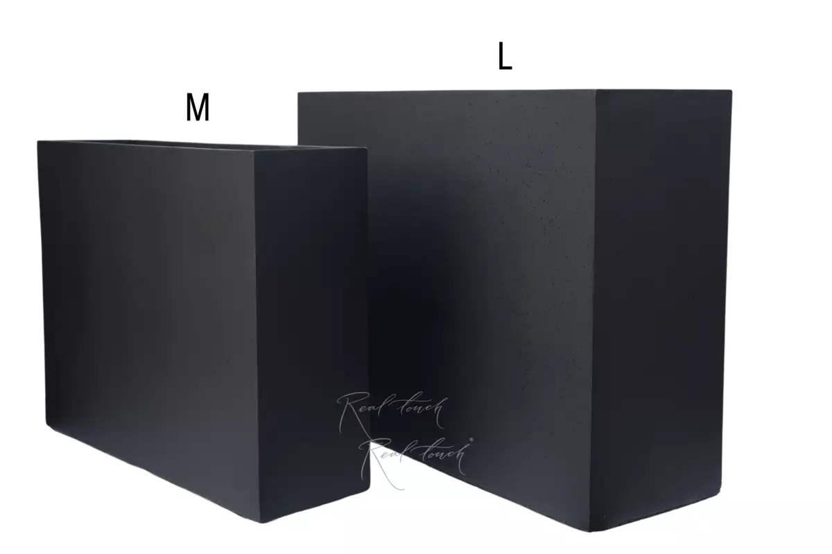 Rectangular flowerpot 81*23*61 - Black