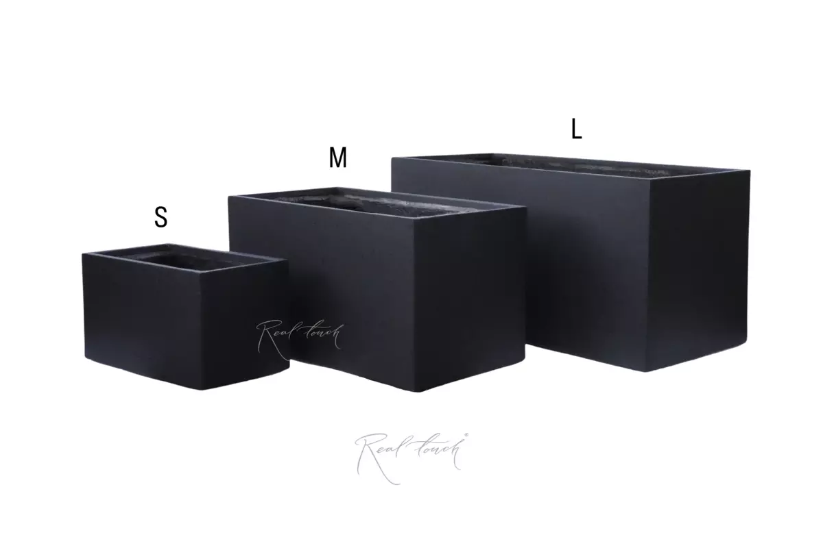 Rectangular flowerpot 80*35*38 - Black