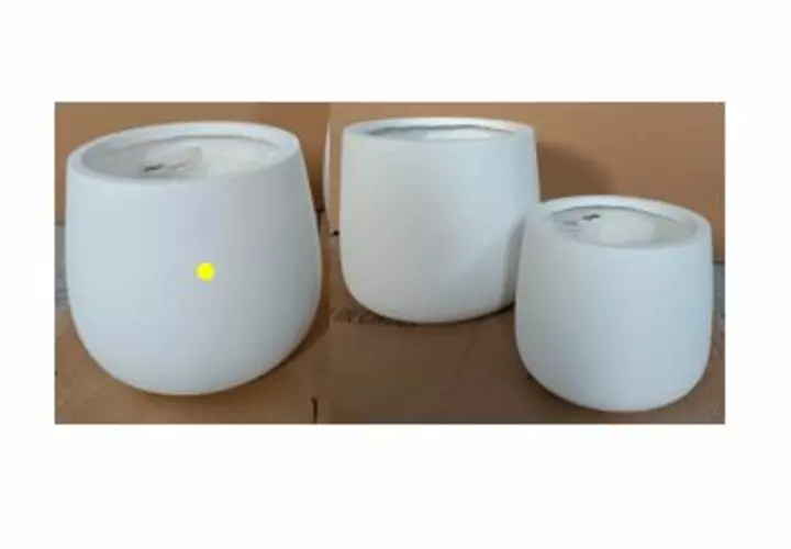 Flowerpot - mortar 49*49*43 - white