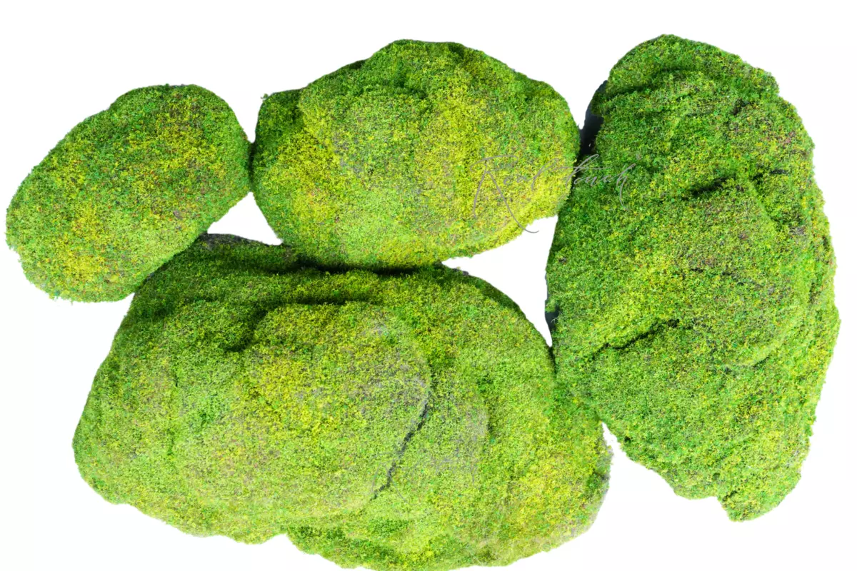 Moss hummocks (set of 4 pcs) - light green