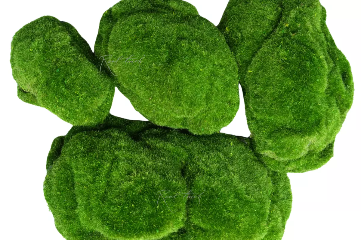 Moss hummocks (set of 4 pcs) (color shade 2) - Dark green