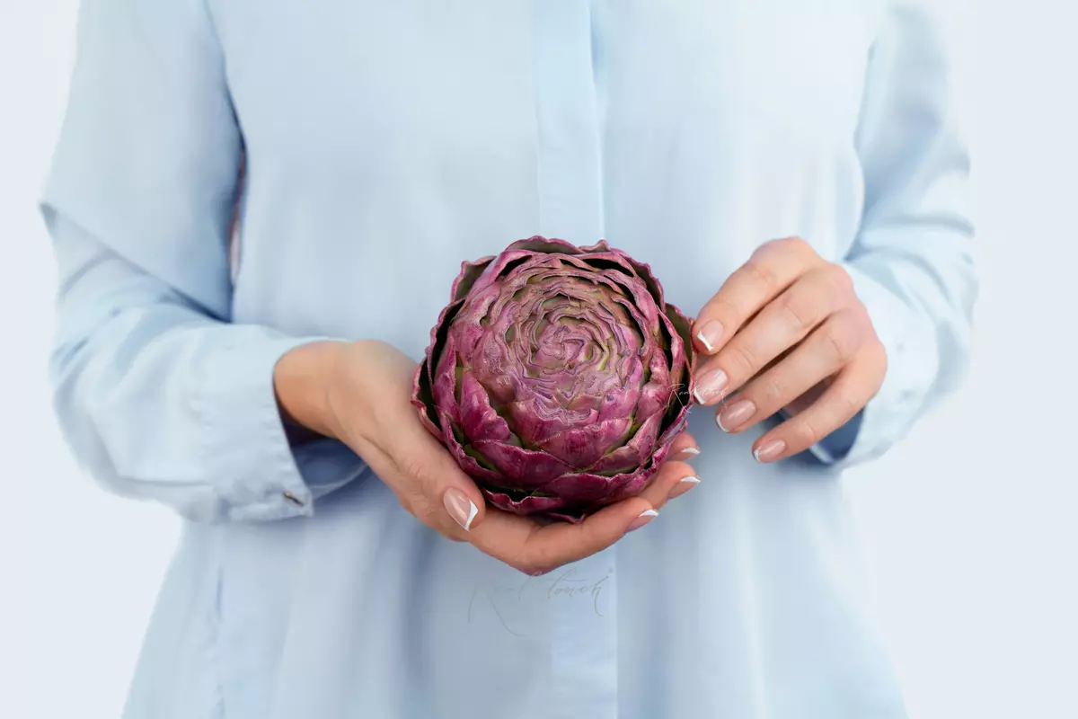 Artichoke Flat - Burgundy green