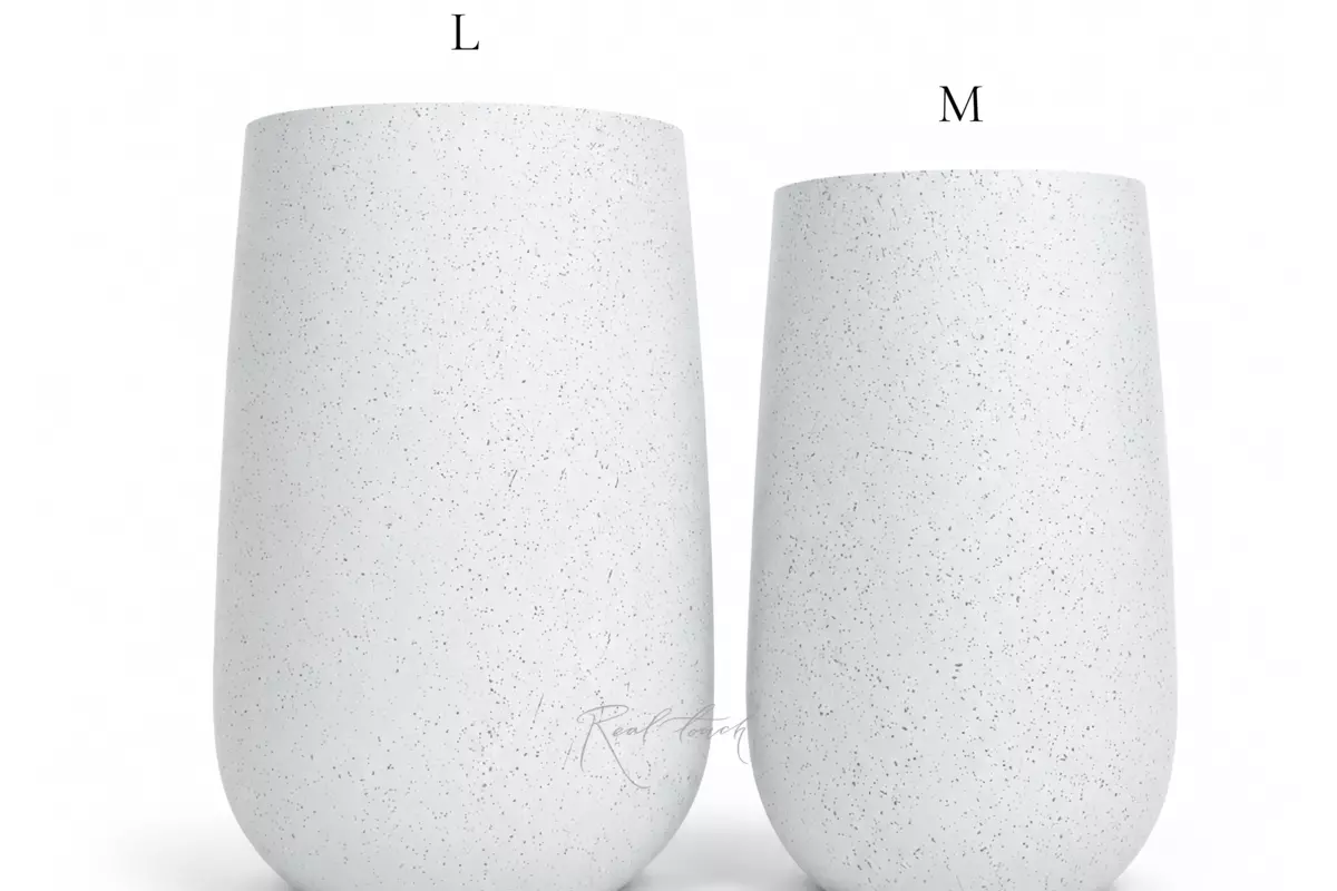 Flowerpot 31,5*31,5*55,5 - white