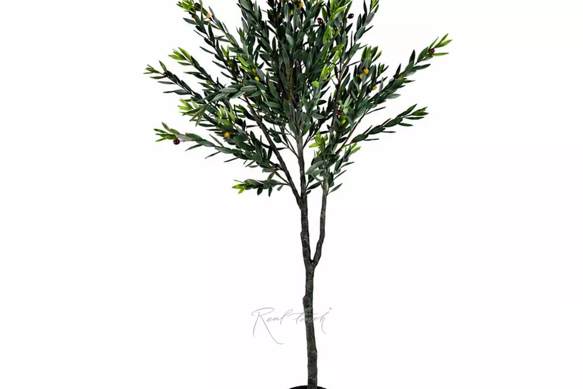 Artificial Olive Bush 160 cm in pot - green