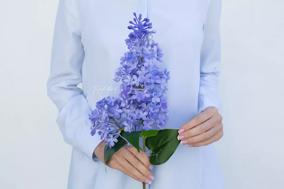 Real Touch Lilac Branch - purple