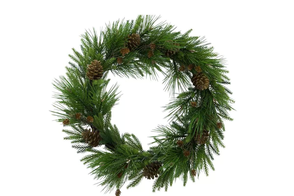 Large Real Touch spruce wreath - green Large Real Touch spruce wreath - green