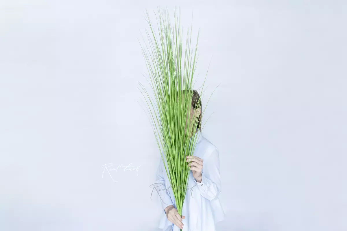 Bunch of fine grass 120cm - green