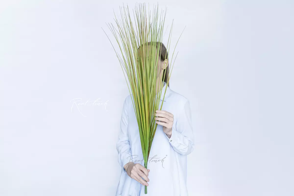 Bunch of fine grass 90cm - Green brown